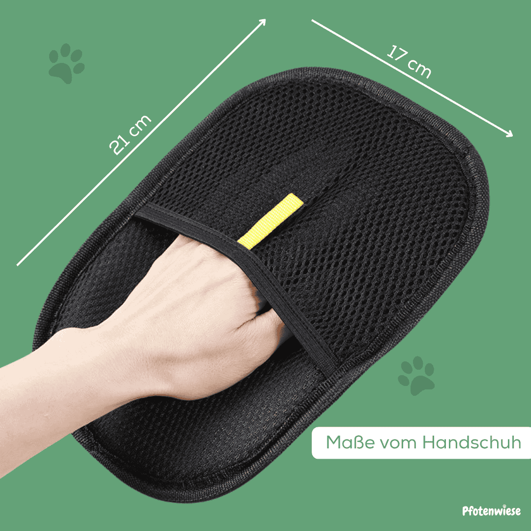 Pfoten Wiese - Fellmagnet Handschuh Tierhaarentferner