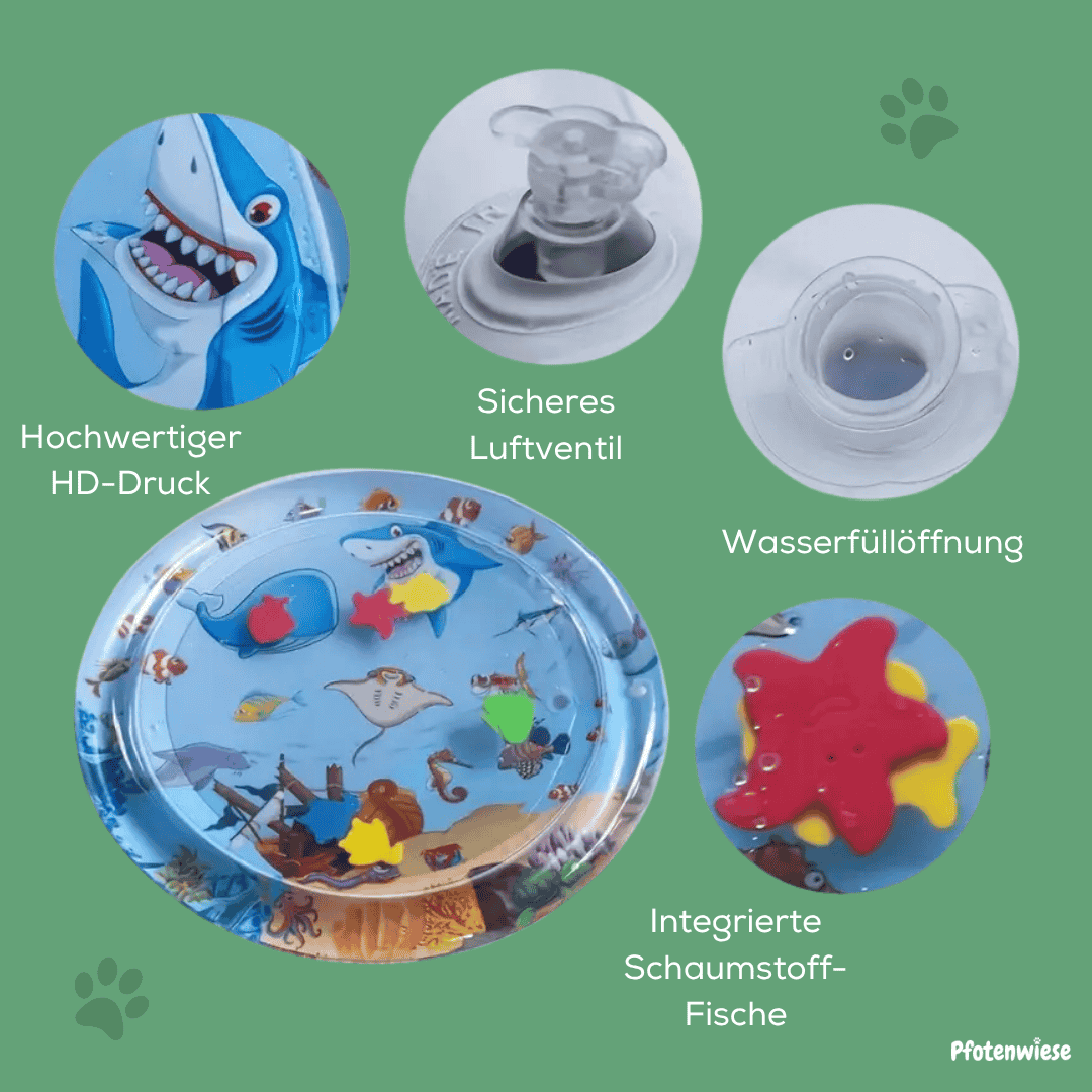 Pfotenwiese - Kühlendes Wasserspielbett