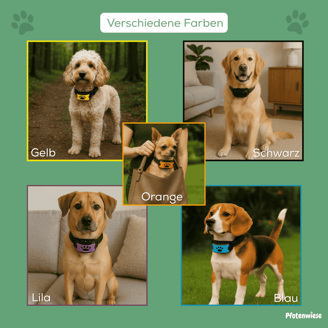 Pfotenwiese - Anti-Bell-Halsband für Hunde