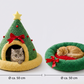 Weihnachtsbaum-Nest und rundes Nest im Größenvergleich, beide Ø ca. 50 cm